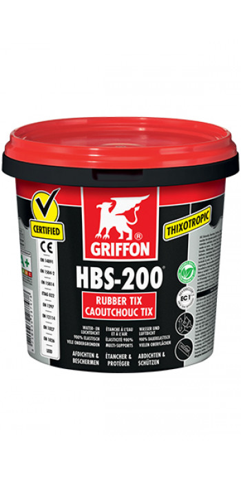 Griffon HBS-200 Rubber TIX Pot - 1ltr