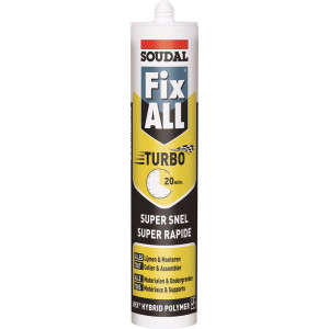 Soudal Fix ALL Turbo - Wit - 290ml - (doos a 12 kokers)