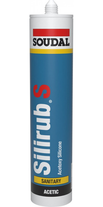 Soudal Silirub S - Sanitair - 300ml - (doos a 15 kokers)