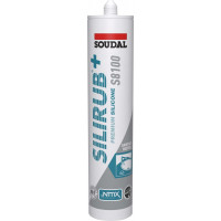 Soudal Silirub+ S8100 Sanitairkit - 300ml