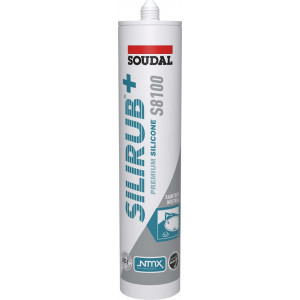 Soudal Silirub+ S8100 Sanitairkit - 300ml