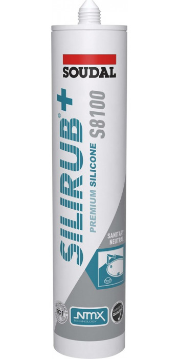 Soudal Silirub+ S8100 Sanitairkit - 300ml