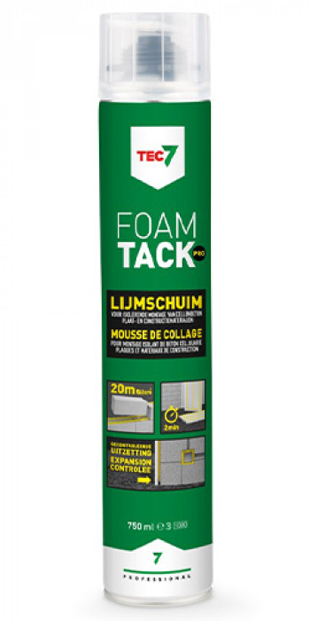 Tec7 Foamtack PRO Lijmschuim - 750ml