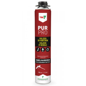 Tec7 PUR Pro Isolatie- en Montageschuim - 750ml