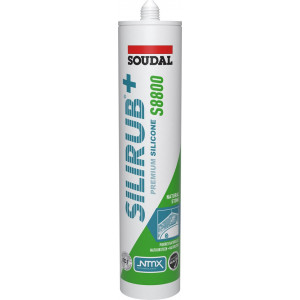 Soudal Silirub+ S8800 Natuursteenkit - 300ml - (doos a 15 kokers)