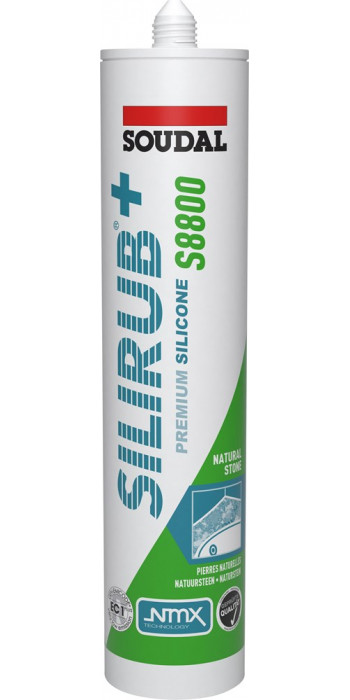 Soudal Silirub+ S8800 Natuursteenkit - 300ml - (doos a 15 kokers)