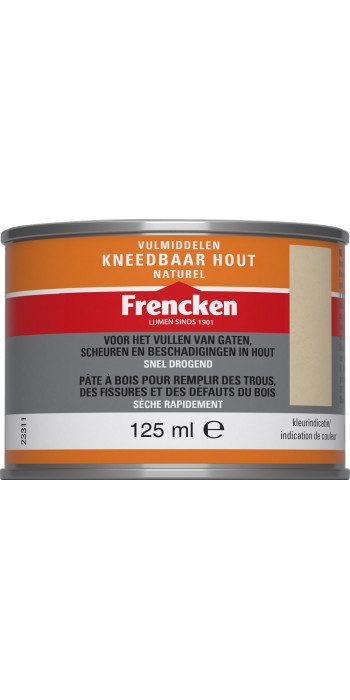 Frencken Kneedbaar Hout - Naturel - 125ml