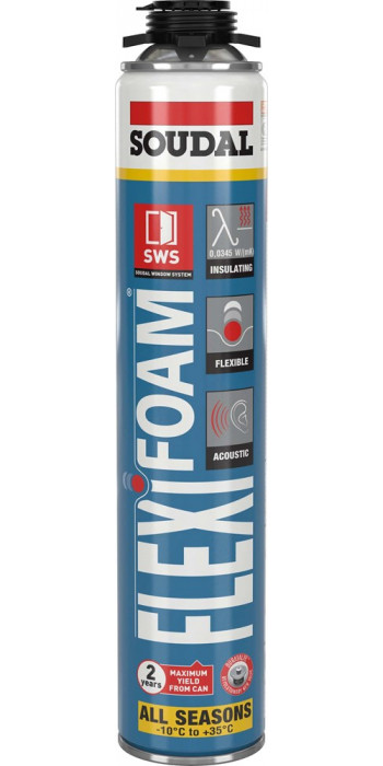 Soudal Flexifoam Gun - 750ml - (doos a 12 bussen)