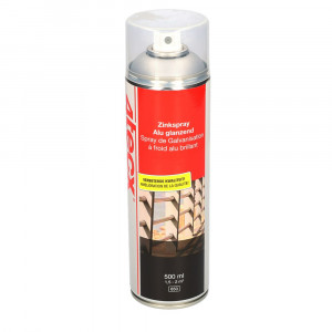 4TECX Zinkspray aluminium glanzend - 500ml