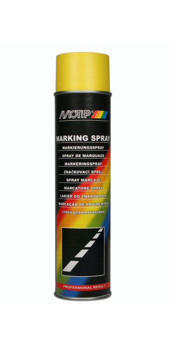 Motip Markeringsspray - Geel - 600ml