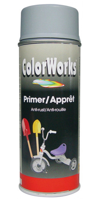 ColorWorks Primerspray Grondverf - Grijs - 400ml