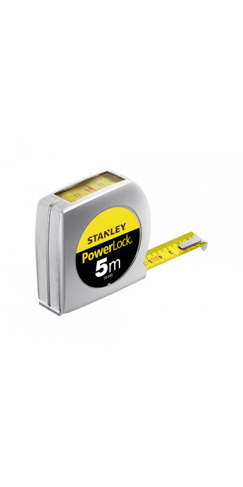 Stanley Rolbandmaat Powerlock 5 meter - 19mm - Boveninkijkvenster