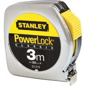 Stanley Rolbandmaat Powerlock 3 meter - 12,7mm
