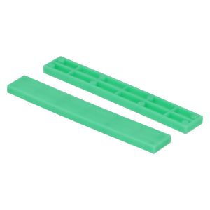 Köhlerwoodcap Kunststof Rasterblok - 15x5mm - Groen (100st)