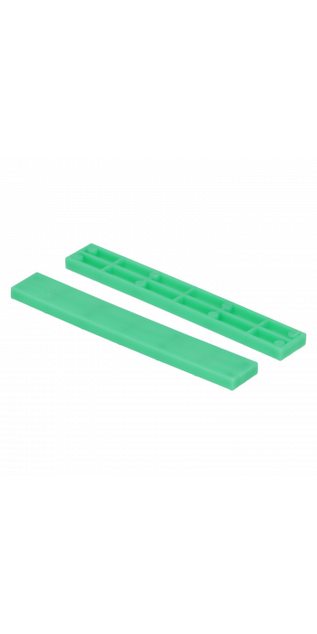 Köhlerwoodcap Kunststof Rasterblok - 15x5mm - Groen (100st)