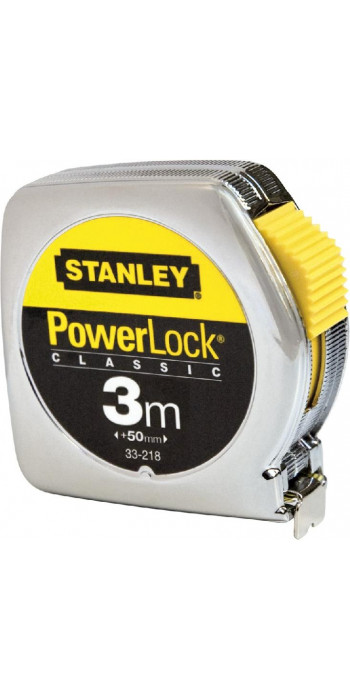 Stanley Rolbandmaat Powerlock 3 meter - 12,7mm