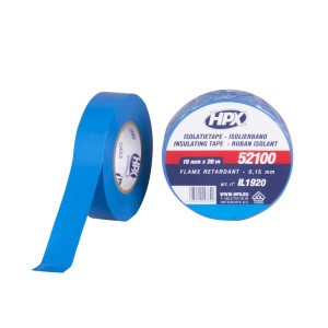 HPX Isolatietape 52100 Blauw - PVC VDE - 19mm x 20mtr