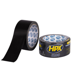 HPX Duct Tape 6200 - Reparatietape - Zwart - 48mmx10mtr