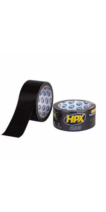 HPX Duct Tape 6200 - Reparatietape - Zwart - 48mmx10mtr