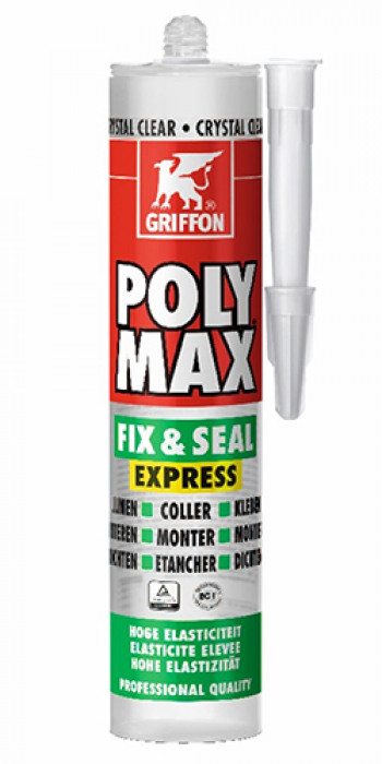 Griffon Polymax Fix&Seal Express Crystal Clear - 300gr