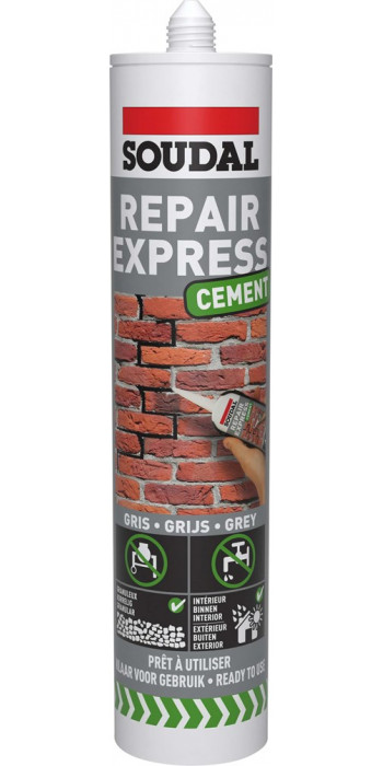 Soudal Cement Repair Express - Grijs - 300ml