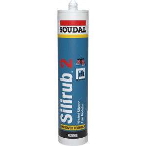 Soudal Silirub 2 - 300ml  - (doos a 15 kokers)