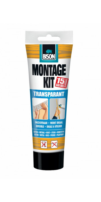 Bison Montagekit Tube 250gr - Transparant 