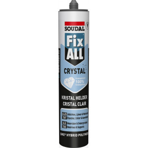 Soudal Fix ALL Crystal - 290ml - (doos a 12 kokers)