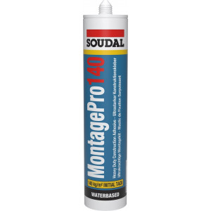 Soudal Montagepro 140 - 310ml - Wit - (doos a 12 kokers)