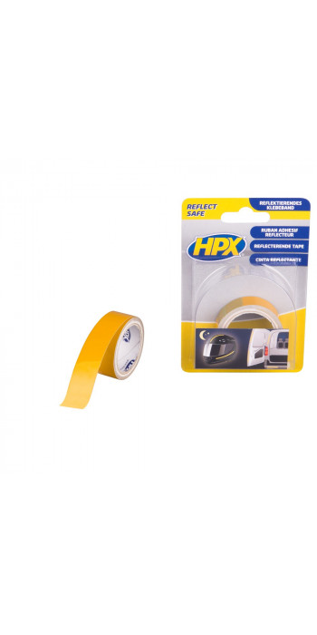 HPX Reflecterende Tape - Geel 19mm x 1,5mtr