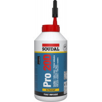 Soudal PRO 20D - Supersnelle houtlijm - 750g - Wit - (doos a 6 flacons) 