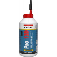 Soudal PRO 10D Witte Houtlijm - 750g - Wit - (doos a 6 flacons)