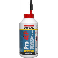 Soudal PRO 45P Snelle PU Houtlijm - 750g - Beige - (doos a 6 flacons)