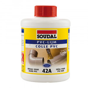 Soudal PVC Lijm - 250ml - Transparant - (doos a 12 blikken)