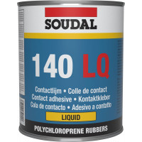 Soudal 140 LQ Liquid - Contactlijm - Geel - 750ml - (doos a 6 blikken)