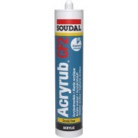 Soudal Acryrub CF2 - Acrylkit - 310ml - Wit - (doos a 15 kokers)