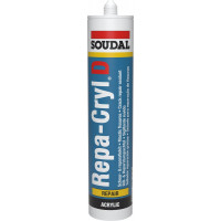 Soudal Repa-Cryl D - 310ml - Wit - (doos a 15 kokers)