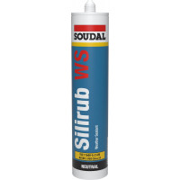 Soudal Silirub WS - 300ml - Zwart - (doos a 15 kokers)