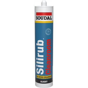 Soudal Silirub Cleanroom - 300ml - Wit - (doos a 15 kokers)