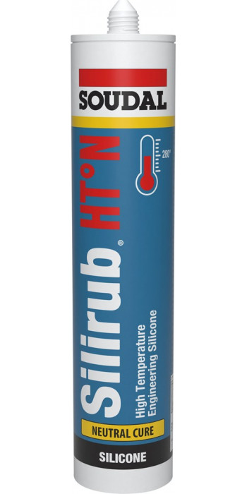 Soudal Silirub HT° - N - 300ml - Zwart - (doos a 15 kokers)