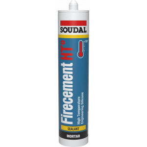 Soudal Firecement HT - 310ml - Zwart - (doos a 15 kokers)