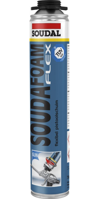Soudal Soudafoam Flex - 750ml - Champagne - (doos a 12 bussen)