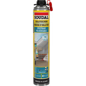 Soudal Spuitbaar Isolatieschuim Pistool - 700ml - Champagne - (doos a 12 bussen)