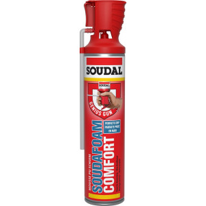 Soudal Soudafoam Comfort - 600ml - Champagne - (doos a 12 bussen)
