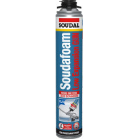 Soudal Soudafoam Low Expansion Click & Fix - 750ml - Champagne - (doos a 12 bussen)
