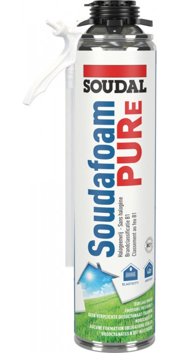 Soudal Soudafoam PURe - 500ml - Wit - (doos a 12 bussen)