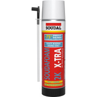 Soudal Soudafoam 2K X-tra - 400ml - Champagne - (doos a 12 bussen)