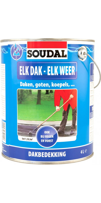 Soudal Elk Dak - Elk Weer - 4l - (doos a 4 blikken)