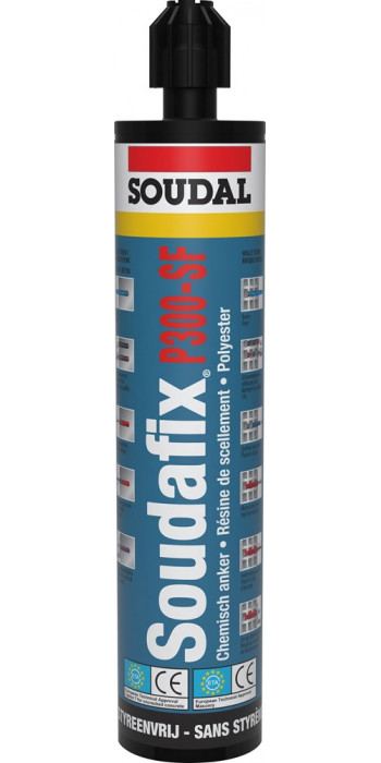 Soudal Soudafix P300-SF - 280ml - Grijs - (doos a 12 kokers)