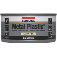 Soudal Metal Plastic Extra Fine - 2kg - Wit - (doos a 6 blikken)